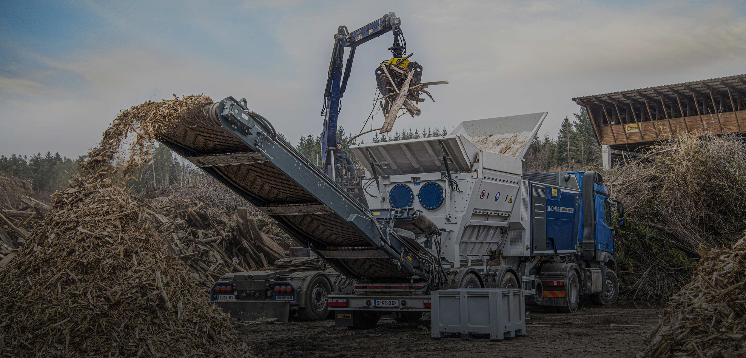 LINDER priključni mobilni šrederi