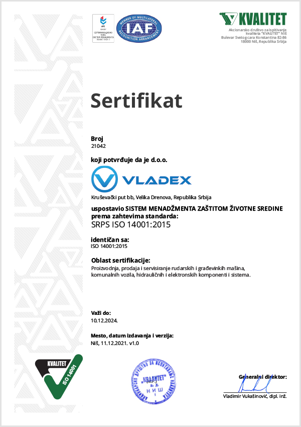 Sistem upravljanja zaštitom životne sredine